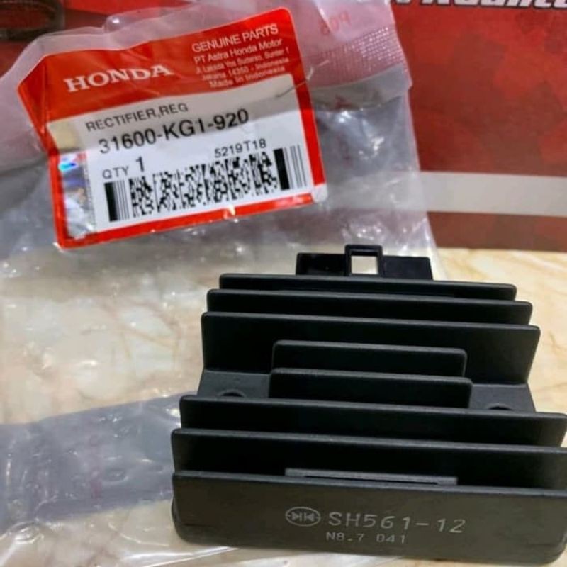 31600-KG1-920 Rectifier Regulator original AHM Honda Tiger pengisian kiprok ori Honda GL regulator o