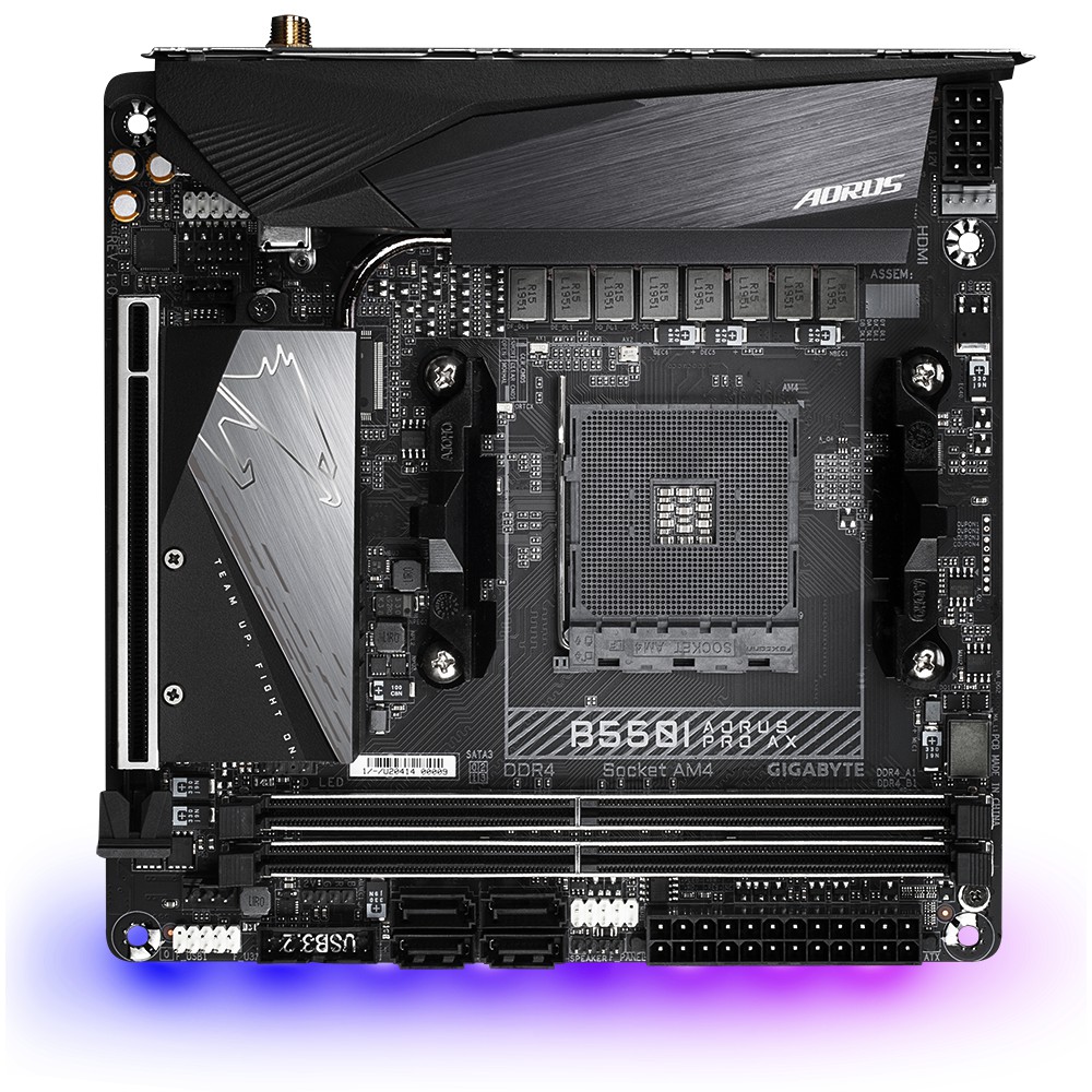 MOTHERBOARD AMD GIGABYTE B550I AORUS PRO AX Mini-ITX AM4 B550i