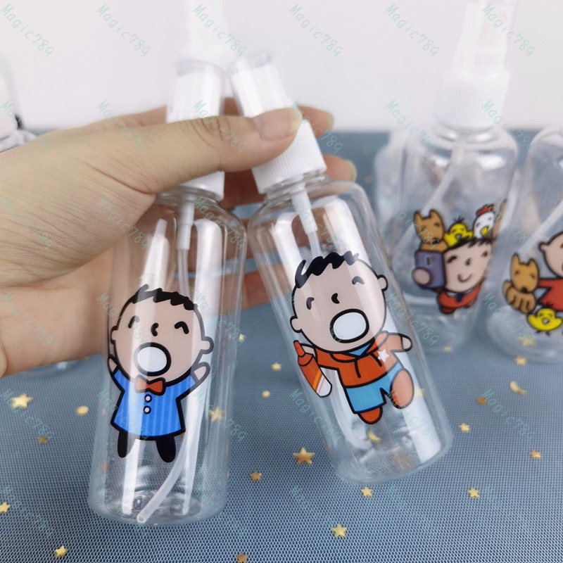Magic789 Cartoon Big Boy Tabo Spray Bottle 100ML Travel Size Bottles for Cosmetic Refillable Container