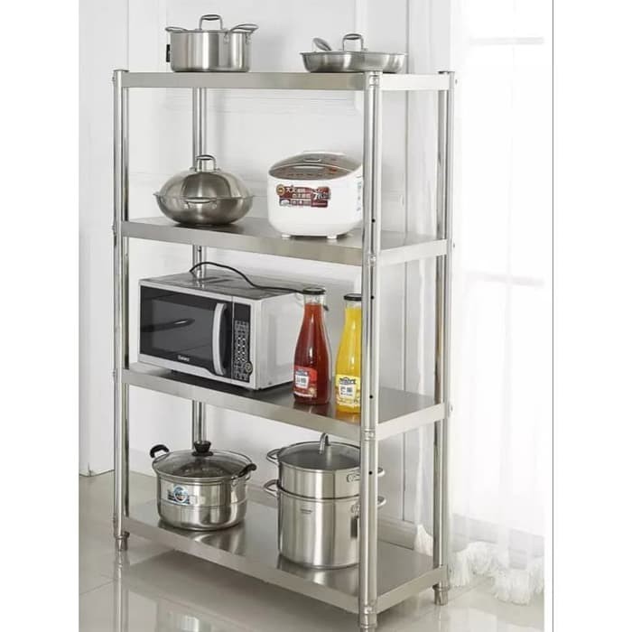 Mega_1688 Rak Dapur Portable Stainless 4 Susun MG826