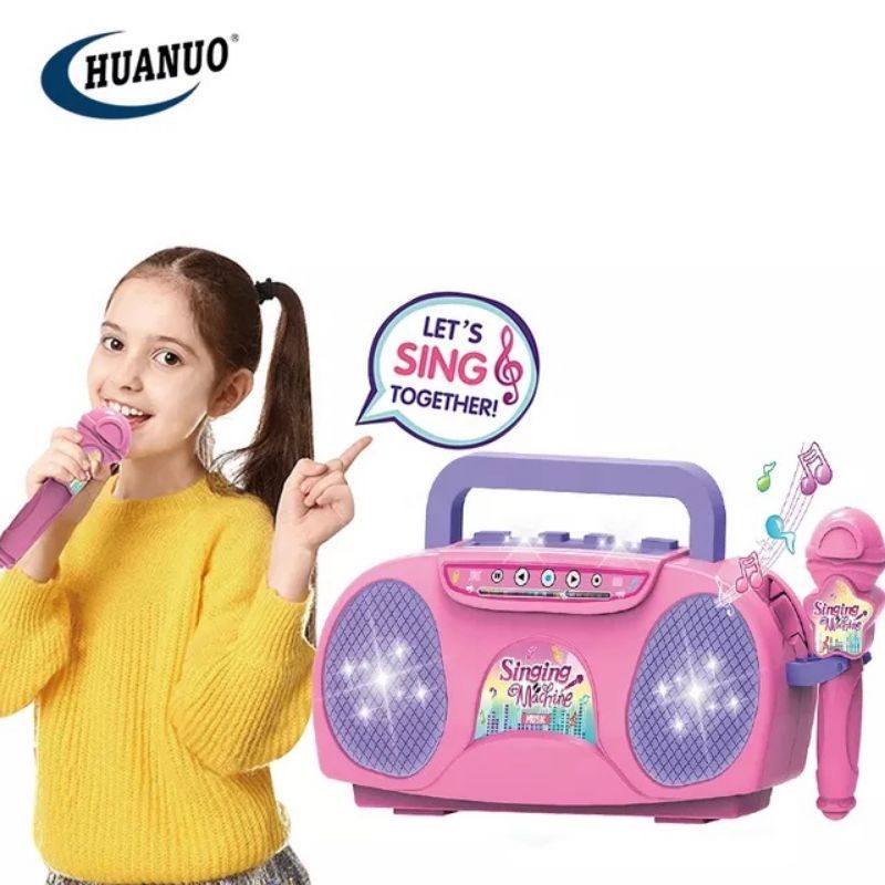 Mainan Karaoke + Lampu Disco // Karaoke Anak Mp3 LITTLE SINGER SNI