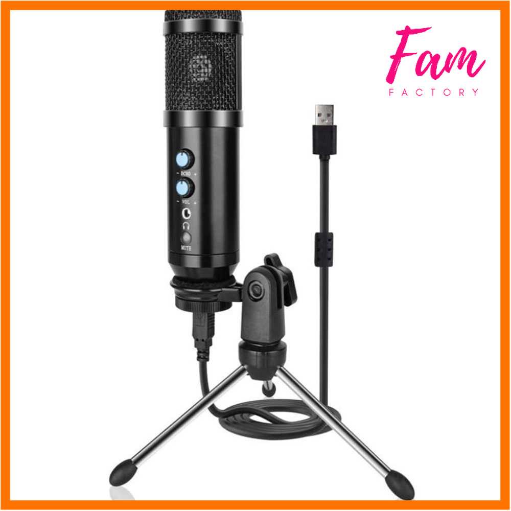 Tech Condenser 
Microphone USB Mikrofon with Stand TaffSTUDIO  -UD-900FX