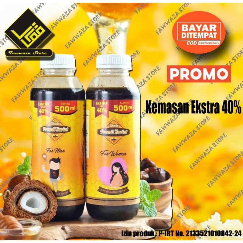 Madu Promil Zuriat Mafaza Sepaket 500 ML