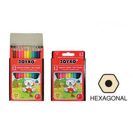 

Pensil Warna Joyko CP-S12 / Pensil 12 Warna Joyko (Pendek)