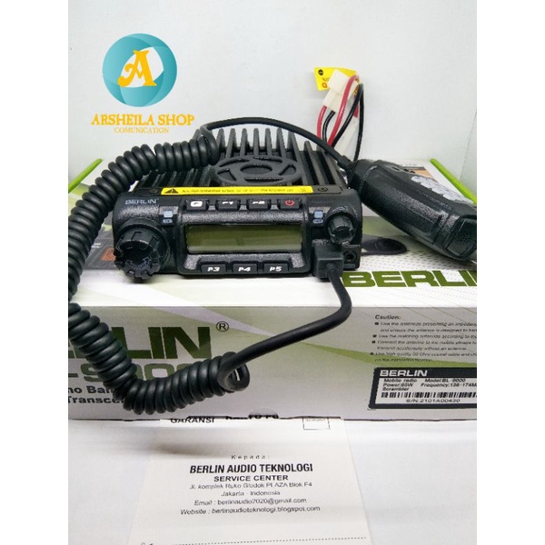 Radio RIG murah bagus VHF  65 watt berlin bl 9000