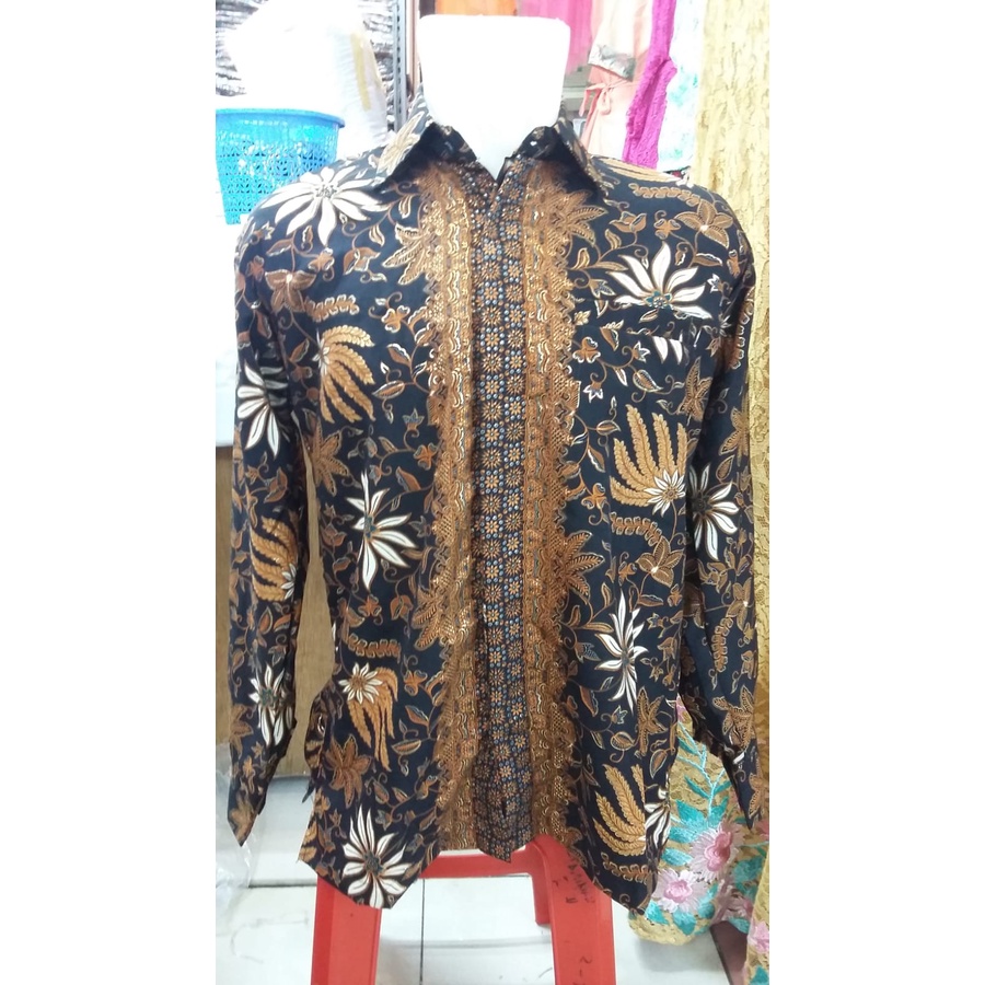 Kemeja Lengan Panjang Batik Kondangan MOTIF PISANG by tokozahra27