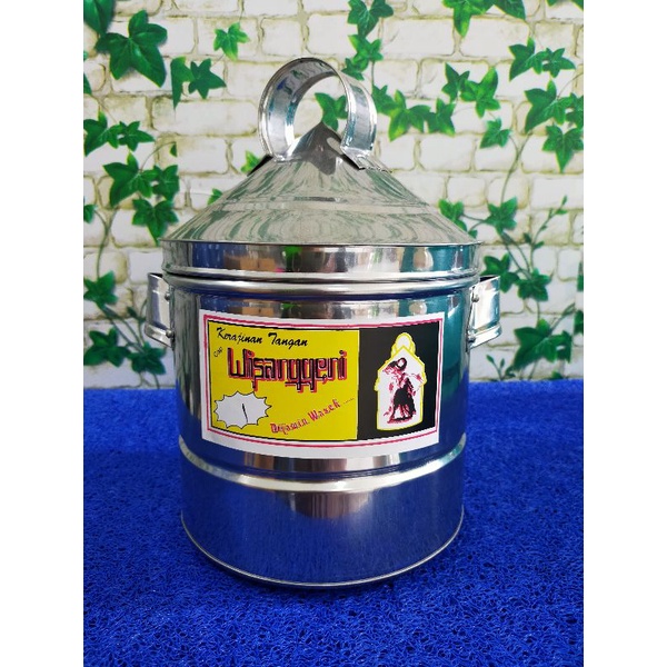 PANCI DANDANG TINGGI 1K KUKUS STAINLESS / DANDANG MASAK / DANDANG SERBAGUNA / PERLENGKAPAN DAPUR