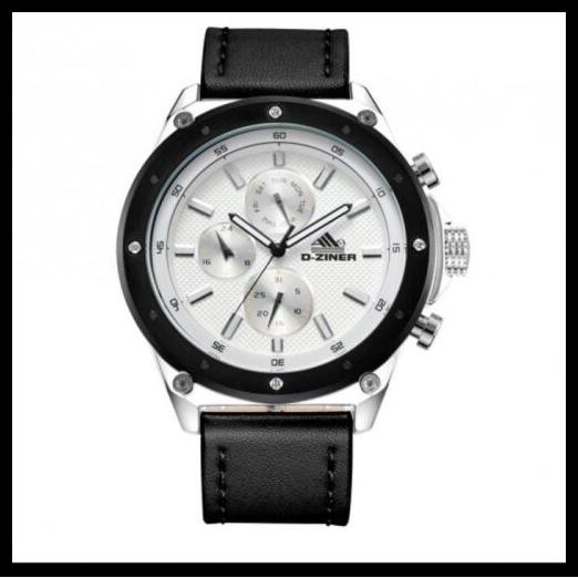 ftn9 jam tangan pria d-ziner dz-9043 chrono v96v