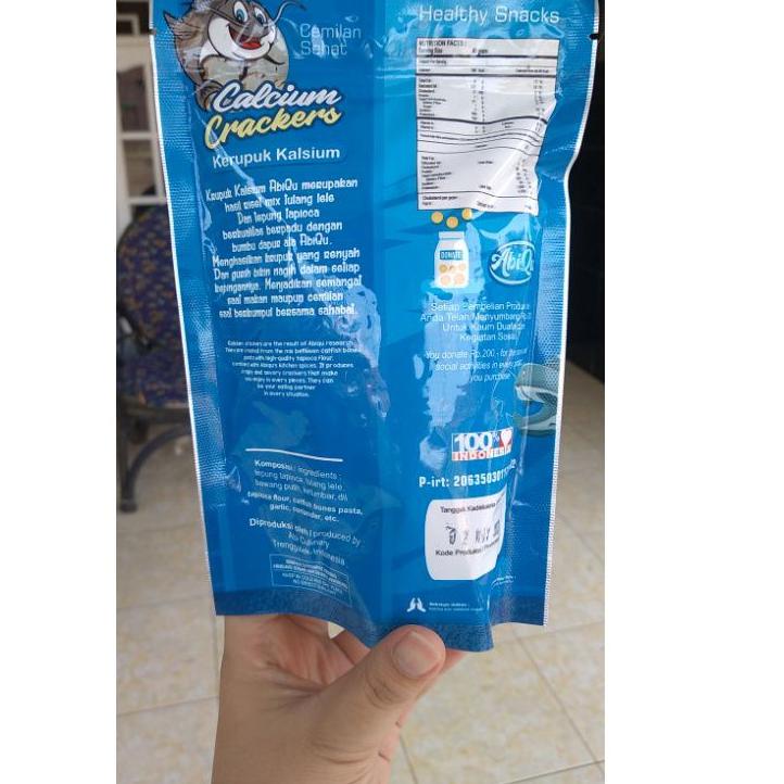 

[KODE YKAT8] KERUPUK KRUPUK KALSIUM TULANG LELE ABIQU SNACK CEMILAN CAMILAN MPASI SEHAT