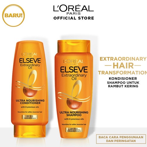 ★ BB ★ L’Oreal Paris Elseve Extraordinary Oil Ultra Nourishment Shampoo - Conditioner | Perawatan Rambut Loreal