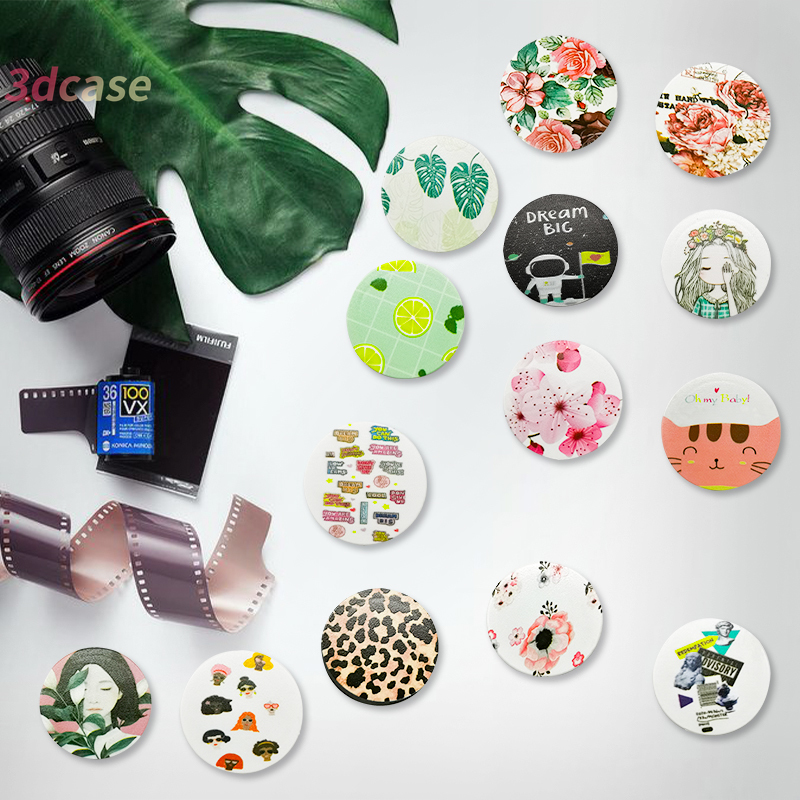 High Quality Popsocket Mobile Ring Green Plants Flowers Fruits Design untuk Mobile Phone Stand Holder