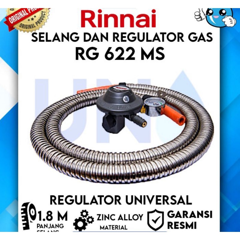 Regulator Rinnai RG 622 MS / Safety Gas