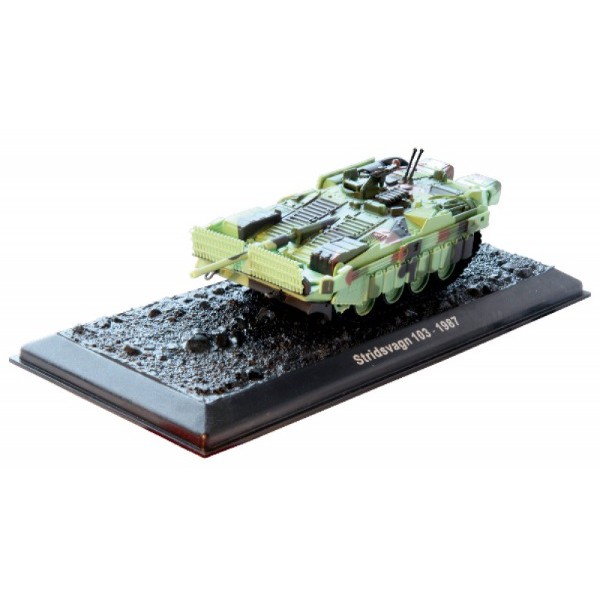 Diecast Militer Amercom 1/72 Tank - Stridsvagn 103 - 1987