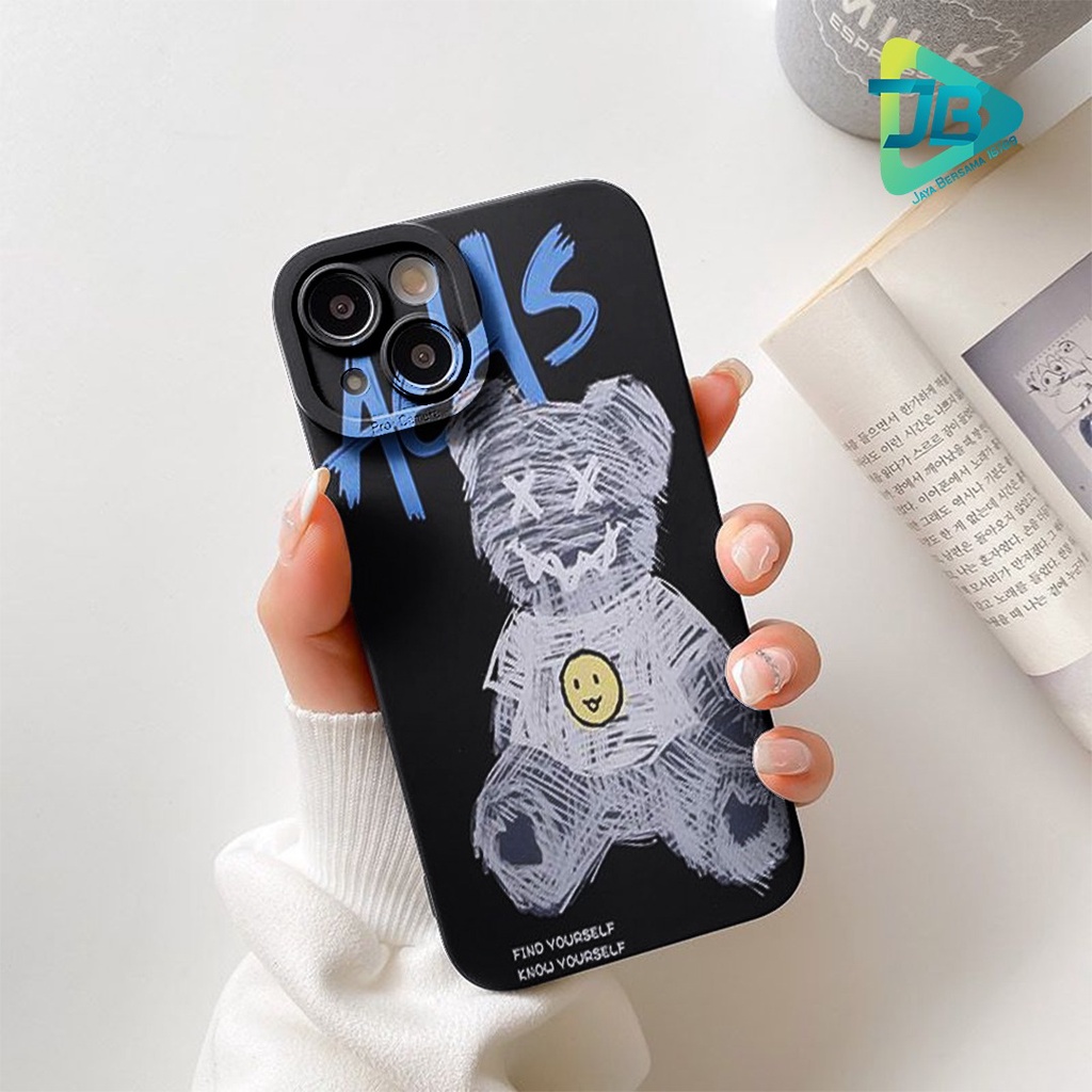 SOFTCASE PROCAMERA CUSTOM BEAR OPPO VIVO SAMSUNG REALME XIAOMI IPHONE INFINIX FOR ALL TYPE JB5730