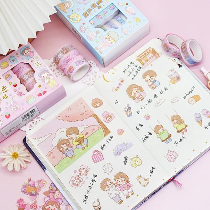 

Fresh Heart DIY Masking Tapes and Stickers Box Set