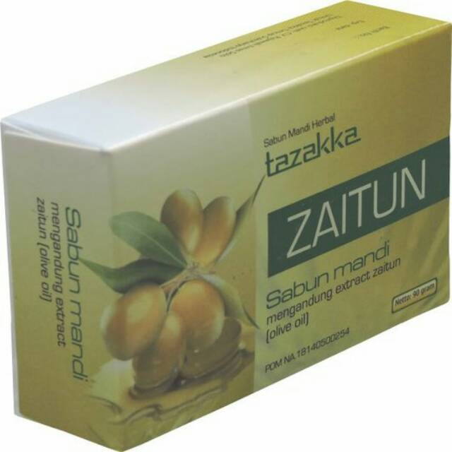 

Sabun Tazakka Ekstrak Zaitun