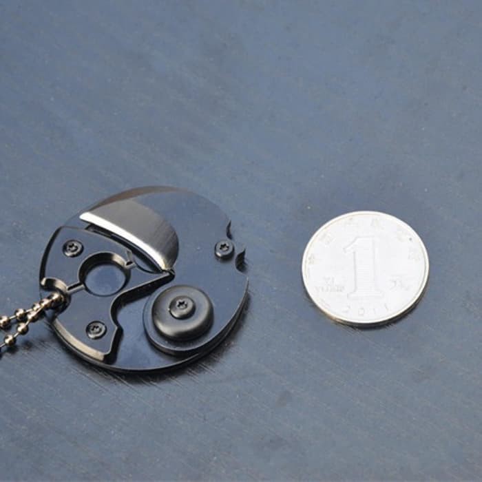 Promo Pisau Lipat Mini Karambit Koin EDC Survival Kit