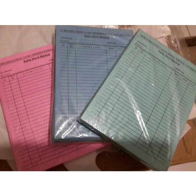 

Kartu stok barang kecil