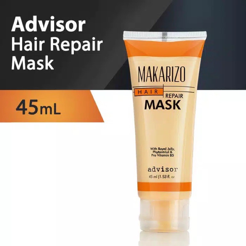 `ღ´ PHINKL `ღ´ MΛKΛЯIZӨ Makarizo hair mask tube 45 ml masker rambut keratin untuk rambut kering kusam bercabang