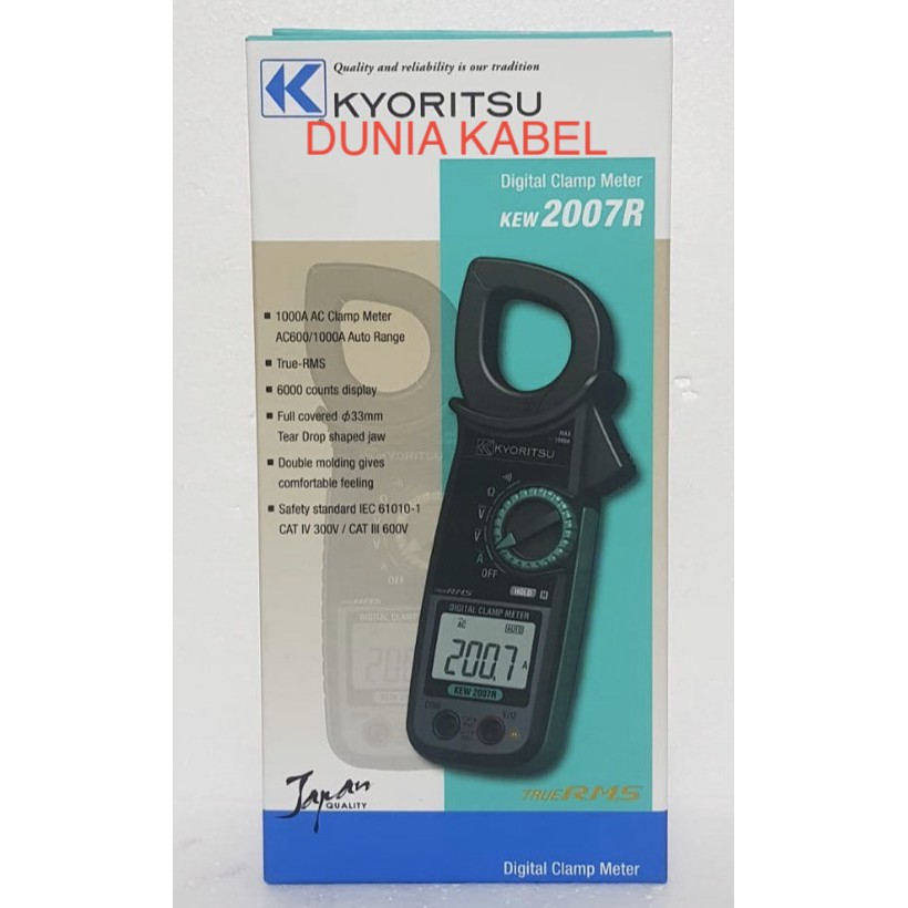 Jual Tang Ampere Amper Kyoritsu R Digital Clamp Meter Kew R Shopee Indonesia