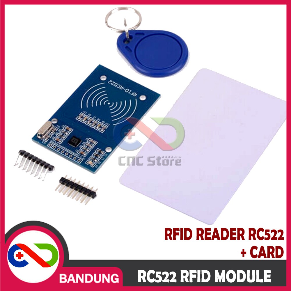 MFRC-522 RFID MODULE CARD PLUS KEYCHAIN SENSOR MODULE FOR E-TOLL E-KTP