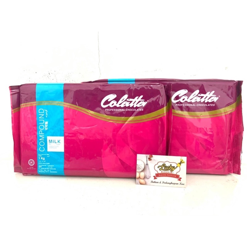 

Cokelat Colatta Compound Milk 1Kg / Coklat Batangan Rasa Susu 1kg