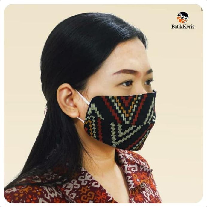 Masker Batik Keris Premium Ready Stock