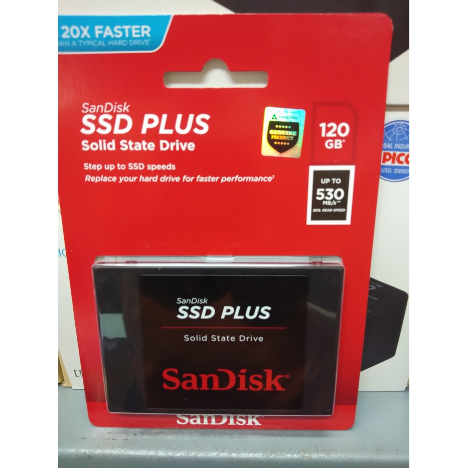 Sandisk SSD 120gb plus