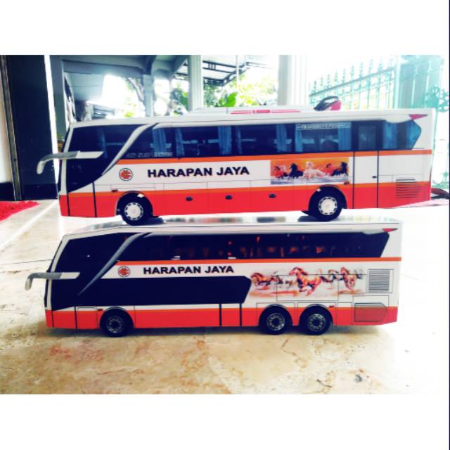 Jual Miniatur Bus Harapan Jaya | Shopee Indonesia