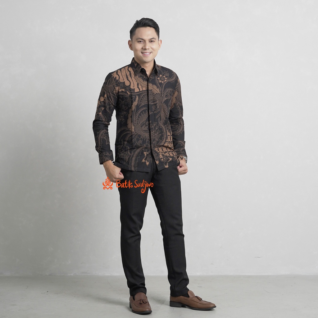 Atasan Kemeja Batik Pria Slimfit 1083