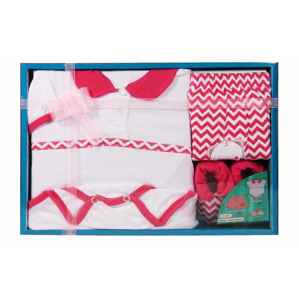 Kiddy Baju Set Bayi - Baby Set - Gift Set - Baju Bayi Setelan Set - Kado Lahiran Newborn - Jumper Set Bayi / 11161