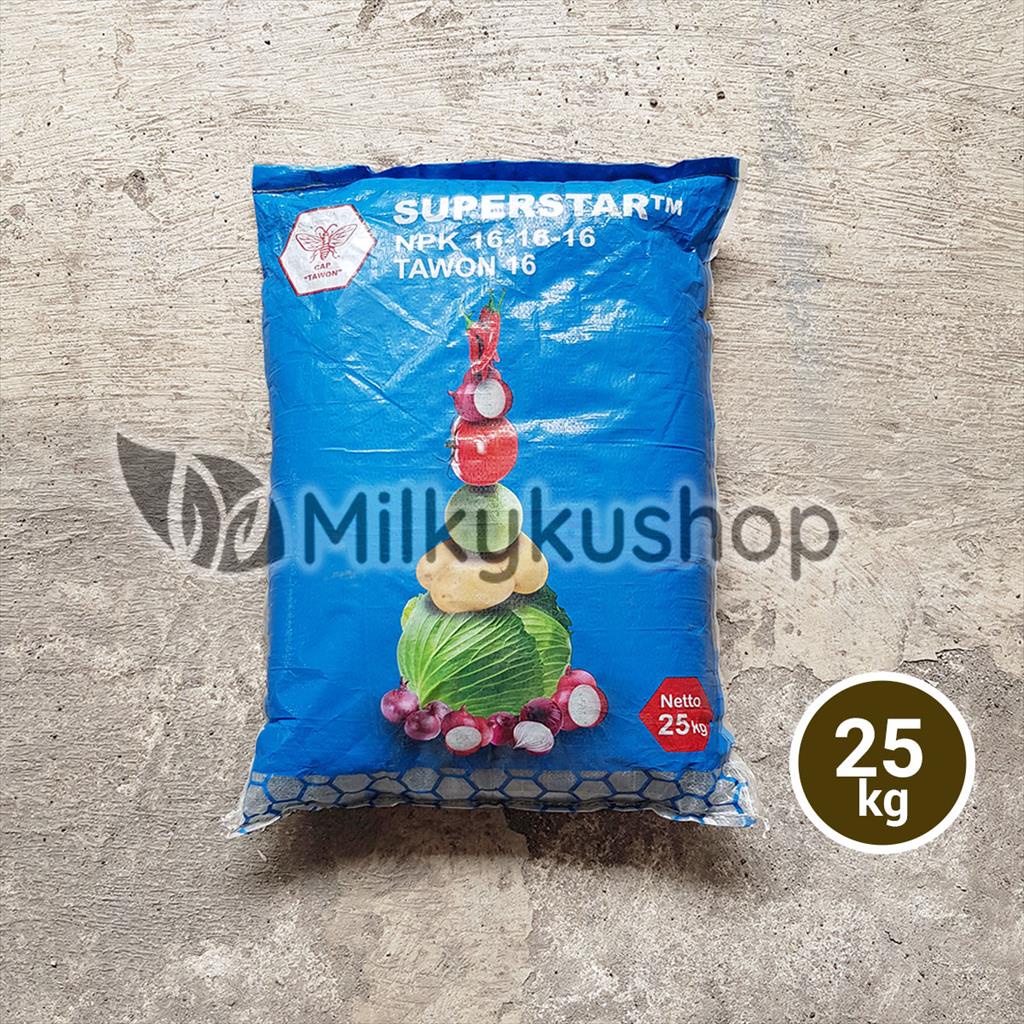 PUPUK TAWON NPK 16 16 16 BERAT 25 KG KEMASAN PABRIK VIA GOSEND GRAB