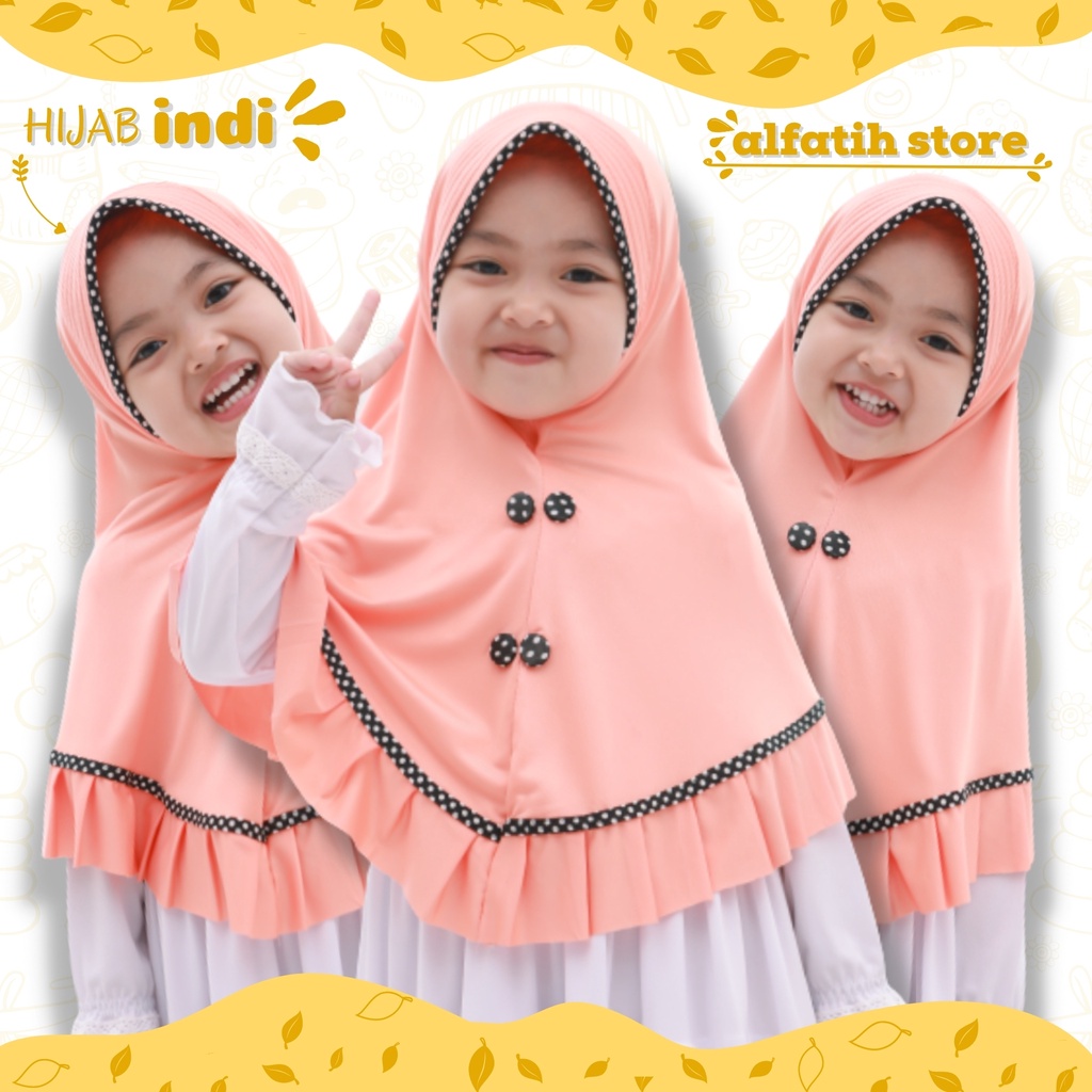 hijab anak indi 3-7tahun Jilbab anak bagus lucu murah hijab anak tanggung kerudung anak termurah hijab jersey Jilbab Anak Arini hijab anak terlaris