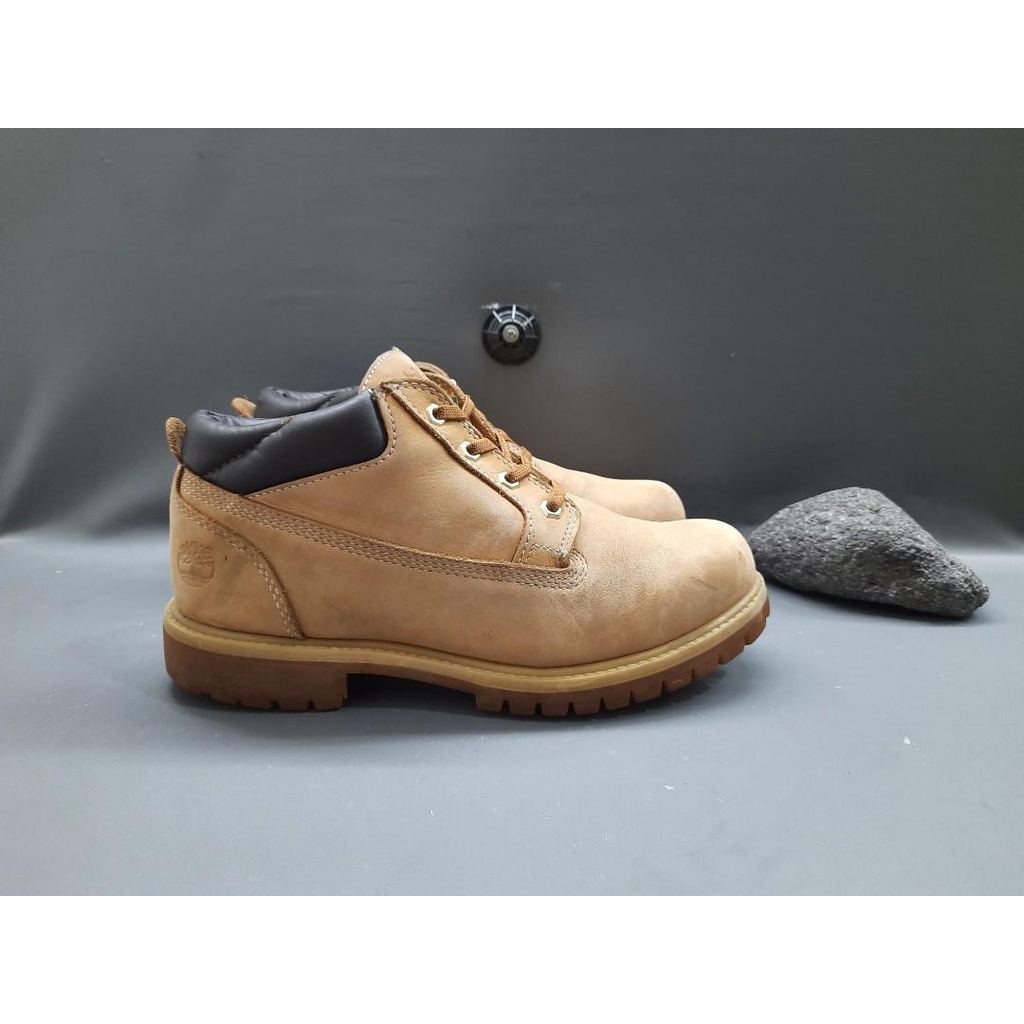 Sepatu Second Timberland 73538231 Clasic Oxford Low Waterproof Boots Whent Nubuck Size 40