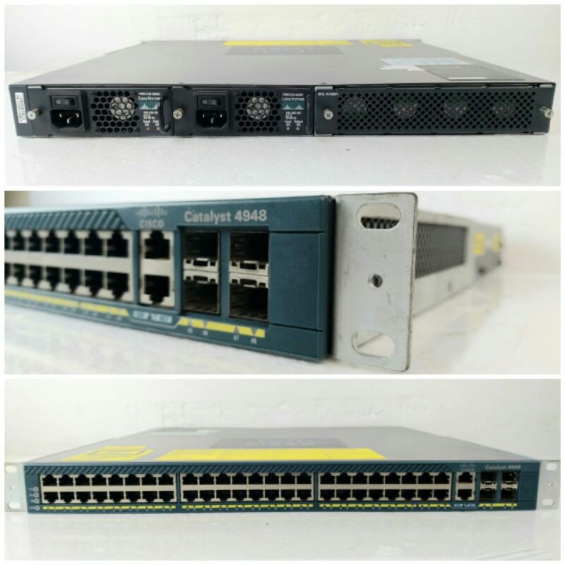 CISCO WS-C4948 48-Port Gigabit Layer 3 Switch 4948-E 4948-S entservices-15.0 ios