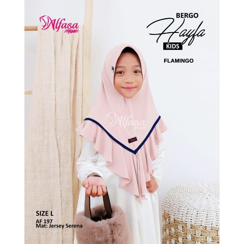 BERGO HAYFA KIDS L/HIJAB INSTAN ANAK BY ALFASA