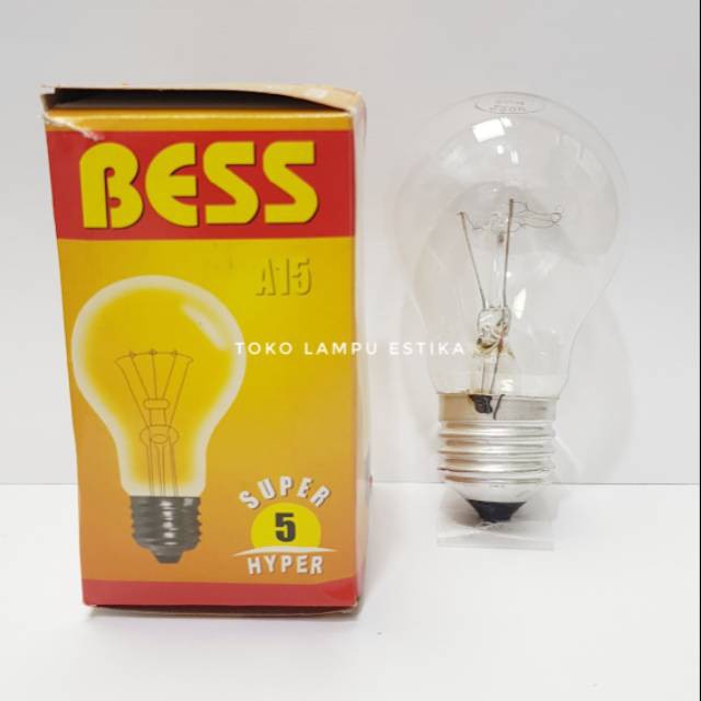 Lampu pijar PROCYON JUMBO SUPER HYPER Lampu penghangat budidaya telur ayam bohlam dop kuning 5 watt