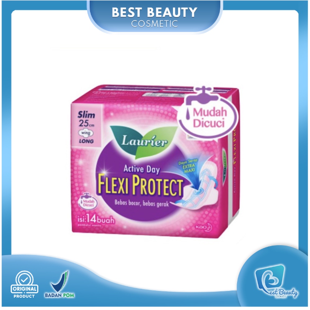 ★ BB ★ Laurier Flexi Protect Pembalut Wanita Non Wing | Flexi Protect Pembalut Wanita Non Wing | Pembalut Slim