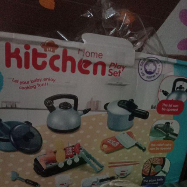 Mainan Anak Home Kitchen Play Set 36pcs / Mainan Masak Dapur Peralatan Kitchen Masak