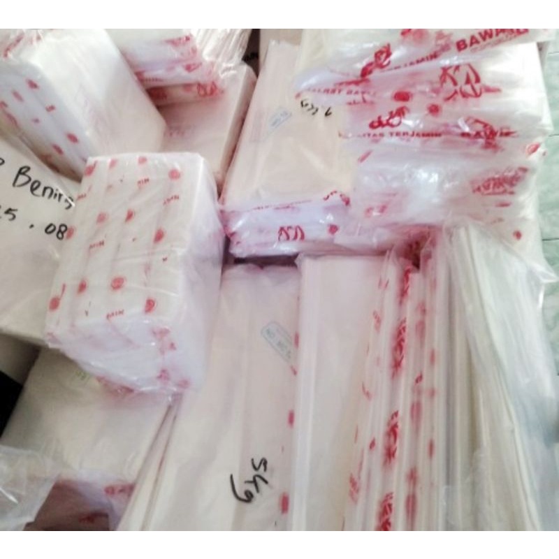 PP bawang, Sado Aneka ukuran 9x15, 9x17, 8x13, 8x15, 8x17, 8x25