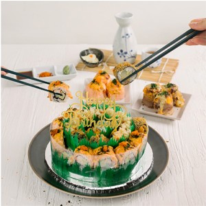 

Fure Sushi Yuri Birthday |Cake | Sushi Birthday|Kue Ulang Tahun|Sushi