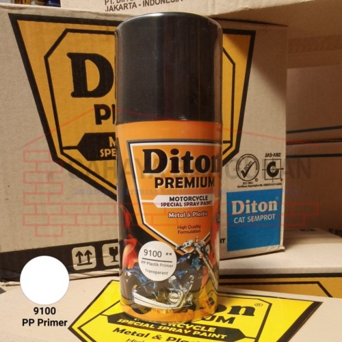 Promo DITON PREMIUM PP Plastic Plastik Primer 9100 Cat Dasar Bkn Pylox Pilox Samurai Paint KPP Berku