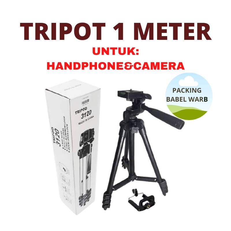 TRIPOD 3120 TRIPOD WEIFENG 1METER TRIPOD SELFIE TRIPOD HANDPHONE TONGSIS SELFIE TRIPOD VIDEO