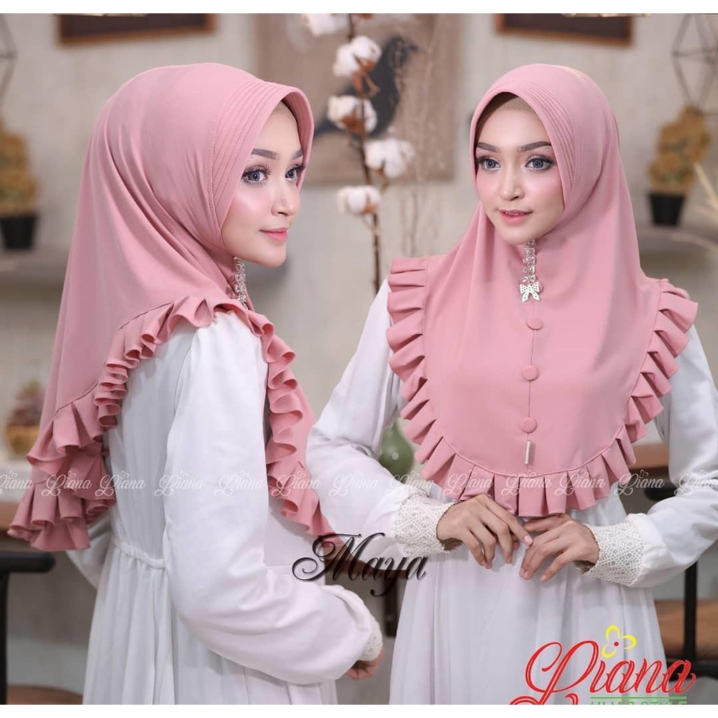 (1kg=10pcs) MAYA PET ANTEM RUMBAI REMPEL HIJAB JILBAB KHIMAR KERUDUNG BERGO INSTANT SEGIEMPAT