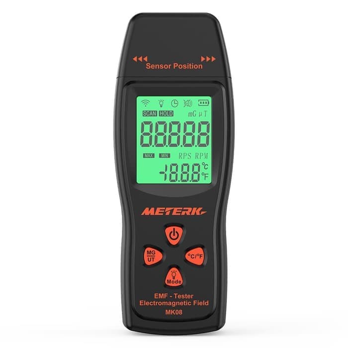 Alat Deteksi Radiasi Meterk EMF Meter Handheld Mini Digital LCD Electromagnetic Radiation Tester