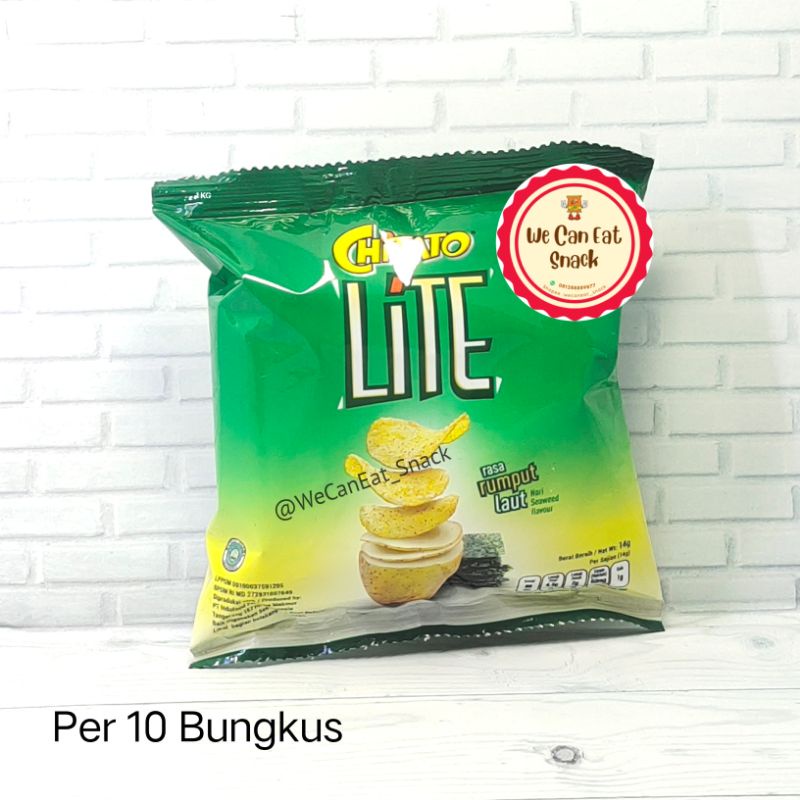 

Chiki Chitato Lite Rasa Rumput Laut 14gr (isi 10)