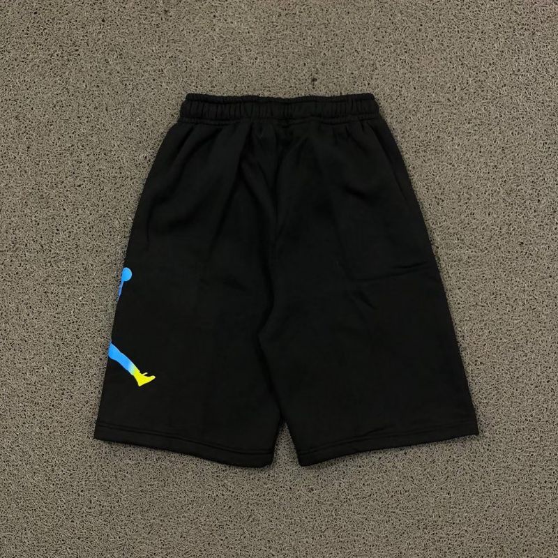 SHORT PANTS / CELANA PENDEK JORDAN JUMP RAINBOW HITAM AUTHENTIC