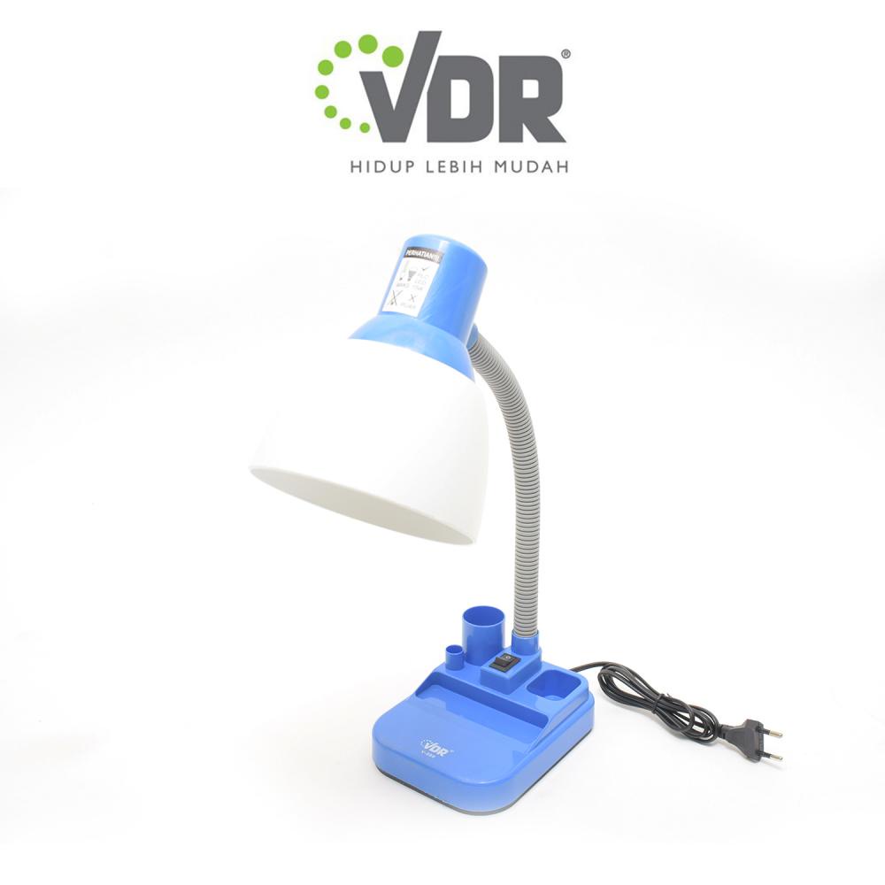 VDR V-009 Lampu Meja Belajar Leher Flexible Bohlam PLC Fleksibel Neck Desk Lamp LED