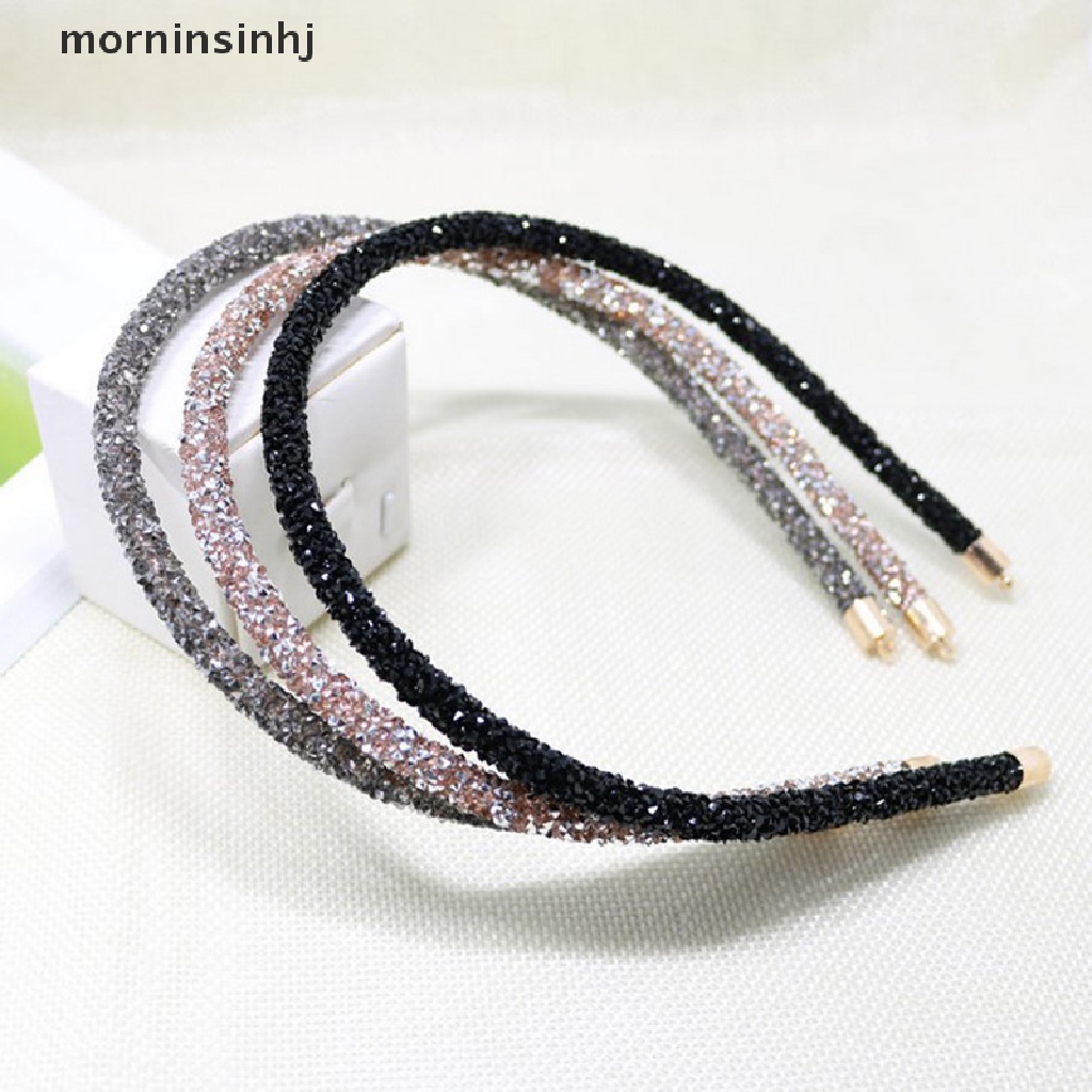 1 Pc Headband Aksen Berlian Imitasi Untuk Wanita