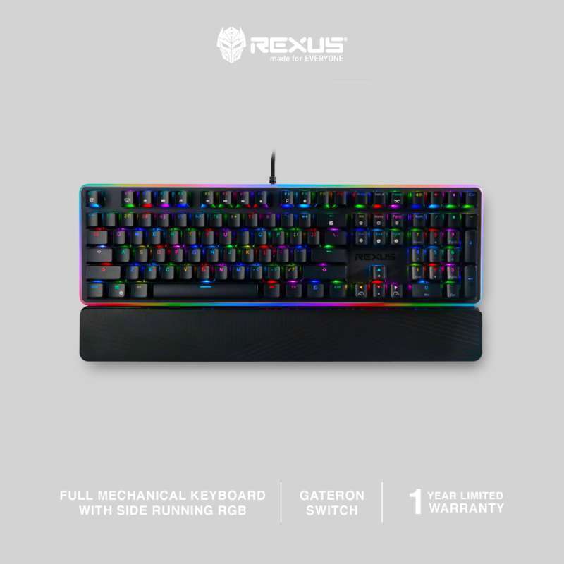 Keyboard Rexus GAMING MECHANICAL RGB MX20 PRO YELLOW SWITCH